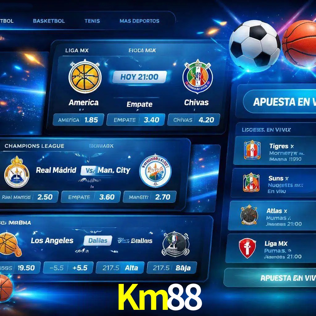 Mercados de apuestas deportivas Km88 para jugadores en México