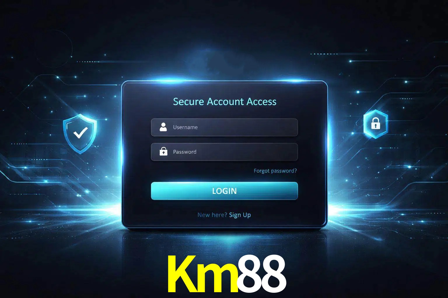 Pantalla de inicio de sesión de cuenta Km88 para usuarios en México