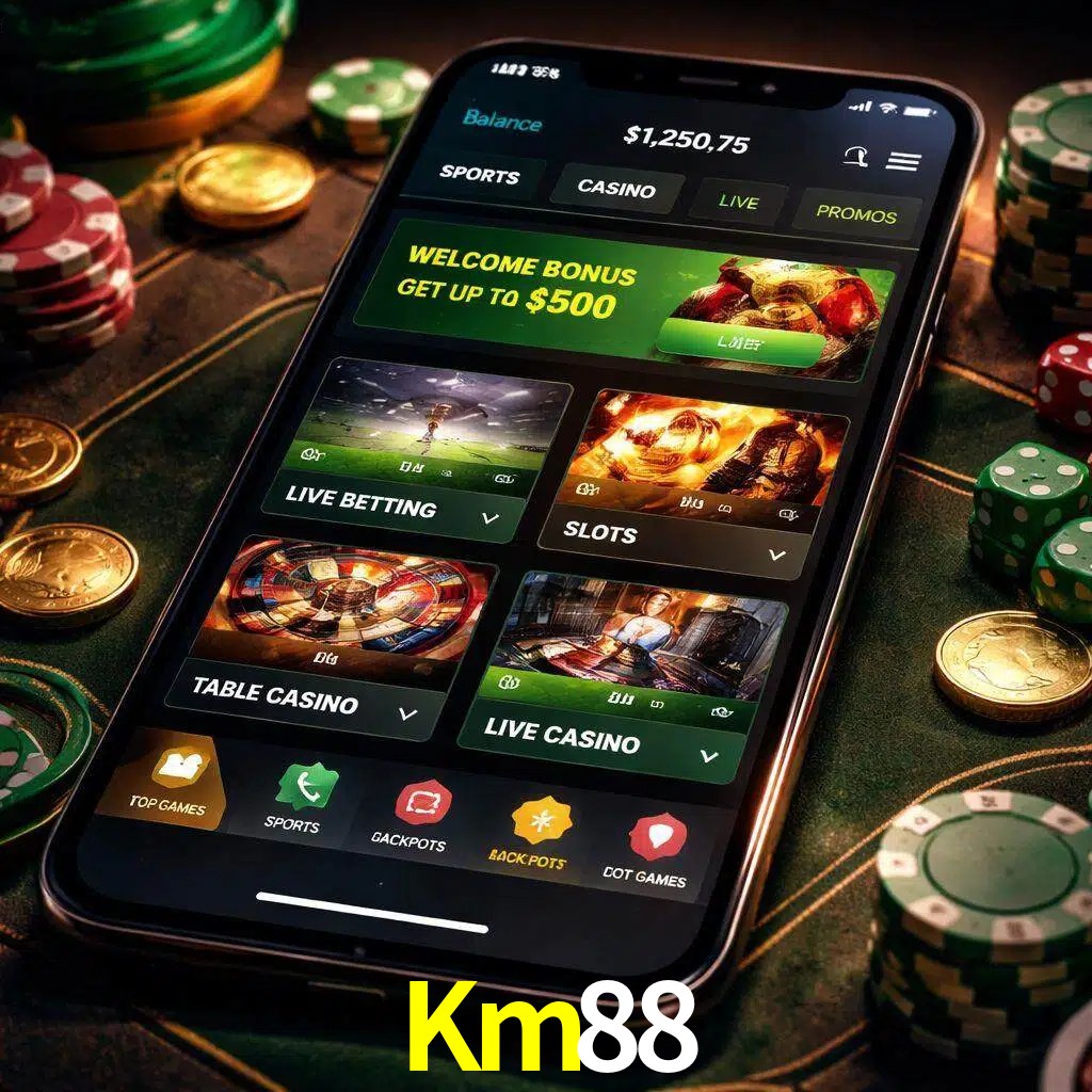 Diseño de juegos móviles Km88 para usuarios en México